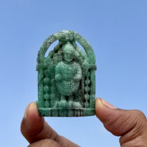 Natural Emerald Venkateshwara Statue